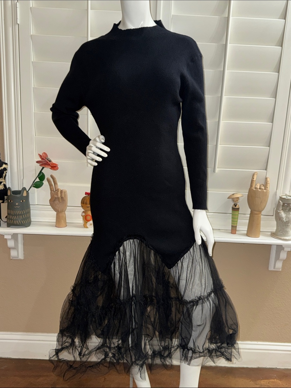 Witchwood BEATRIX SWEATER DRESS WITH DREARY FLARED HEM Size R (XS-L)
